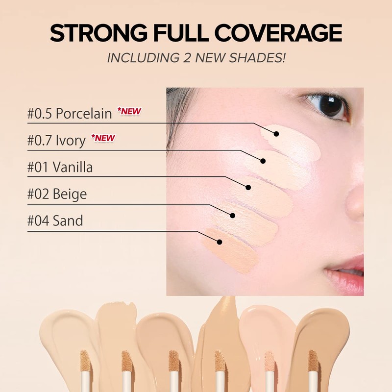LUNA Long Lasting Concealer Fit 01 Vanilla SPF34 PA++ (7.5g)
