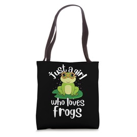 Cute Frog Design Toad Catcher Pet Animal Lover For Girls Mom Tote Bag