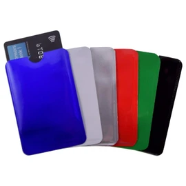 3 x RFID EC Card Case TÜV Tested Protective Case NFC Blocker Soft Credit Card ID Case Protection Against Data Theft, White, rfid wallet