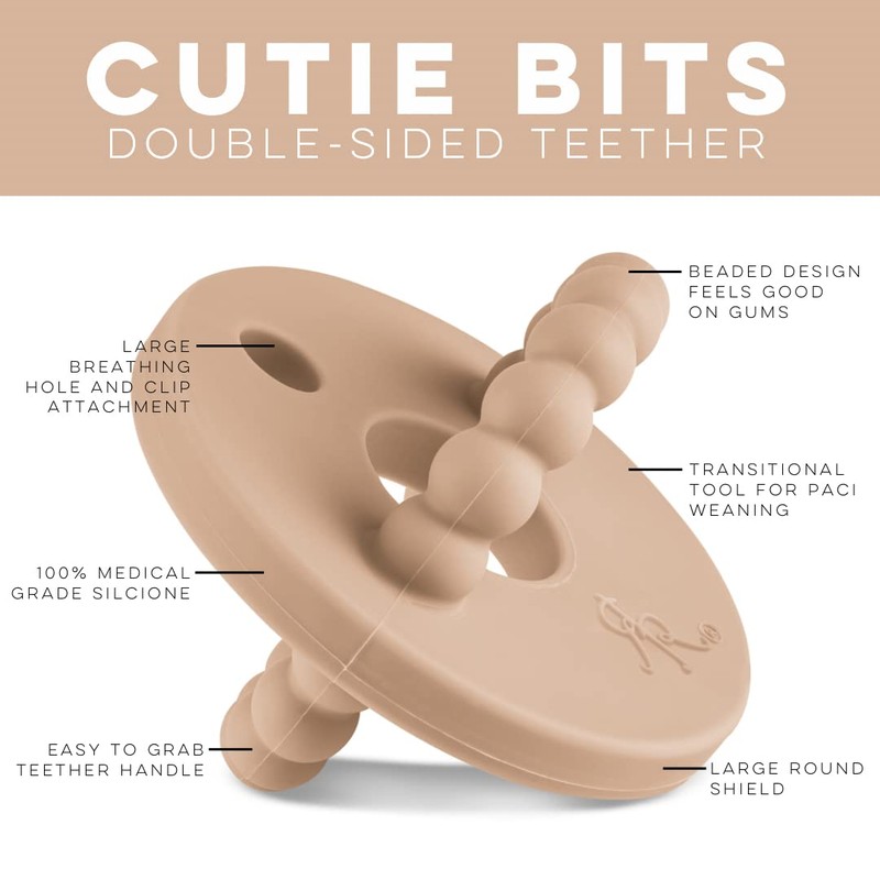 Ryan and Rose Cutie Bit Teether (Tan)