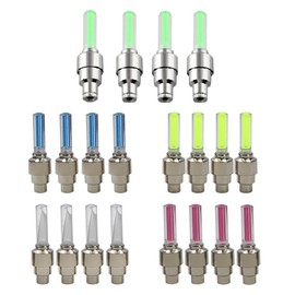 BlueSunshine 20 PCS of Led Flash Tyre Wheel Valve Cap Light for Car Bike Bicycle Motorbicycle Wheel Light Tire (4 Red, 4 Yellow, 4 Blue, 4 Green, 4 Colorful)