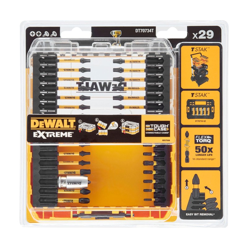 Dewalt Extreme Flextorq DT70734T-QZ Screwdriver Bit Set (29-Piece Bit Set