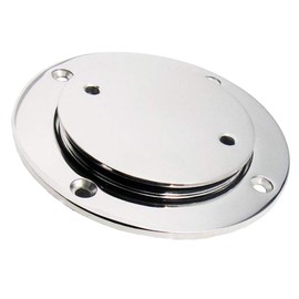 VIGORFLYRUN PARTS LTD 1 pc 5 Inch Marine Boat Deck Plate Inspection Hatch Stainless Steel Access HatchCover O-ring Sealed Cover Plates Inne