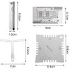 15 Pcs Guitar Tools Set, Professional Stainless Steel Guitar Radius