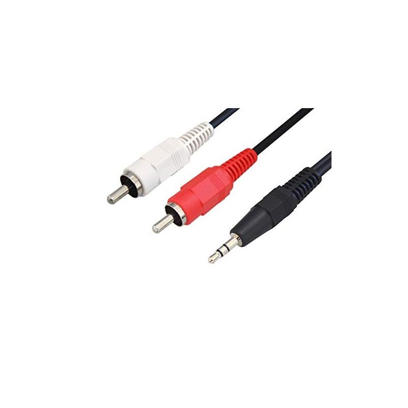 F-Factory Audio Cable, 0.14 inch (3.5 mm), Stereo Mini Plug,