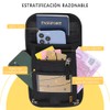 Mythya Carteras para Pasaporte, Cartera de Cuello con Bloqueo RFID,