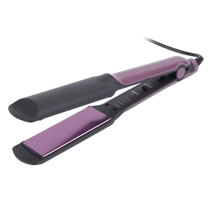Hair Straightening Flat Iron Frizz Control Ceramics Adjustable Fast Heating