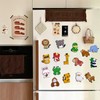 16pcs/Pack PVC Cute Fridge Magnets for Home Refrigerator Decor Cartoon