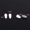 2 Pairs Eyeglass Nose Pads Sunglasses Eyewear Pieces Silicone and