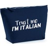 Hippowarehouse Trust me I'm Italian printed make up cosmetic wash