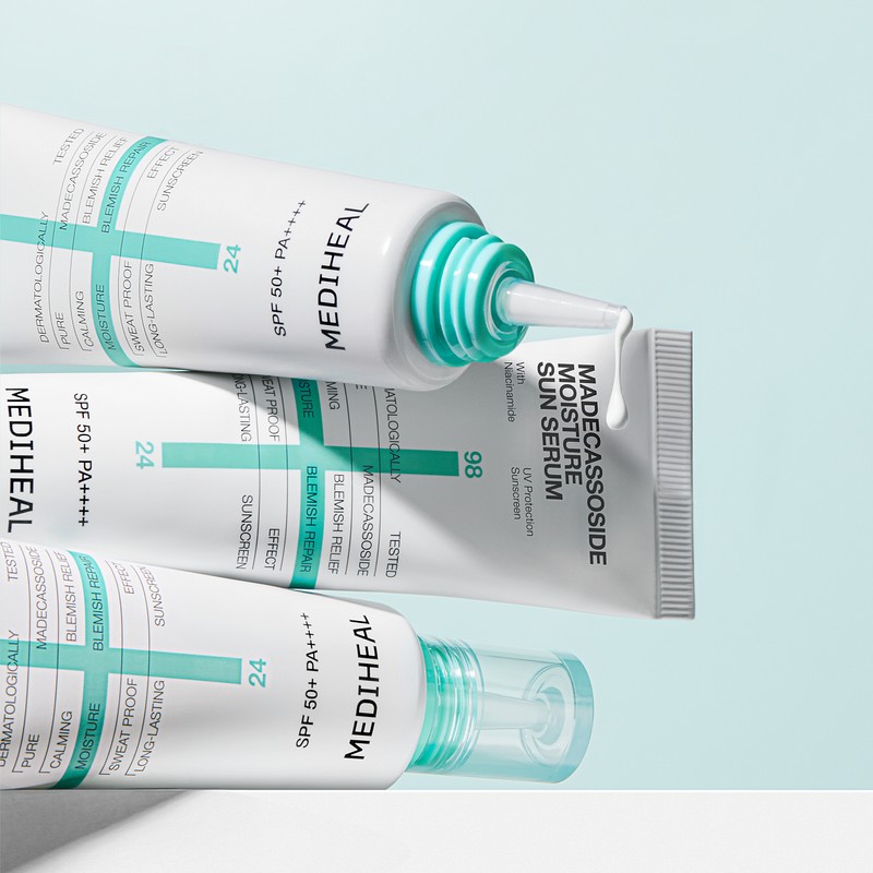 Mediheal Hyeonjong Yang Madecassoside Moisture Sun Serum Trace Repair (SPF