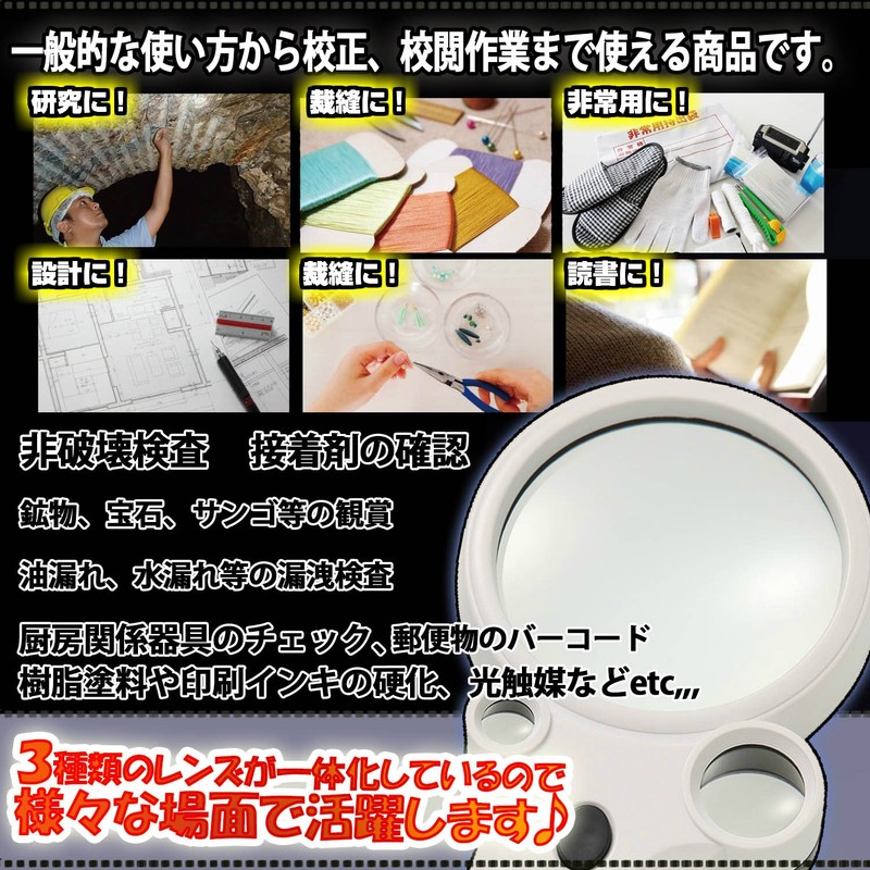 Phoenix Clione Type Hand Magnifier Magnification Magnifier Magnifier Magnifier with