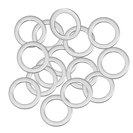 15 Pcs M14 Oil Drain Plug Gasket - 14mm OEM Copper Oil Drain Plug Crush Washer Gasket Fits HyunDal/Kia Oil Crush Washer OEM PN Part#: 21513-23001