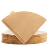Gute 200Pcs Cone Coffee Filters, 2-4 Cups Unbleached Brown V02