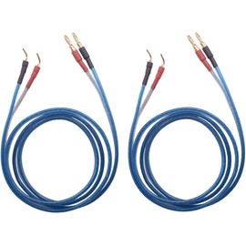 KK ZB-SB 1 Pair Set (4banana & 4pin) HIFI OFC Speaker Wire, Banana Plug to Pin Type Plug, 1.5 m (4.92 ft)/3 m (9.84 ft)/5 m (16 ft)/7 m (22.9 ft) (1.5 m)