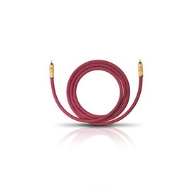 OEHLBACH NF 214 1x5m sub-woofer cable. 384 strands of silver plated OFC. Superb control of bass notes. Colour: Burgundy. STAR RATING : 4.