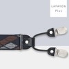 Lafayon Braces for Men 6 Buckles Y Back Striped Heavy