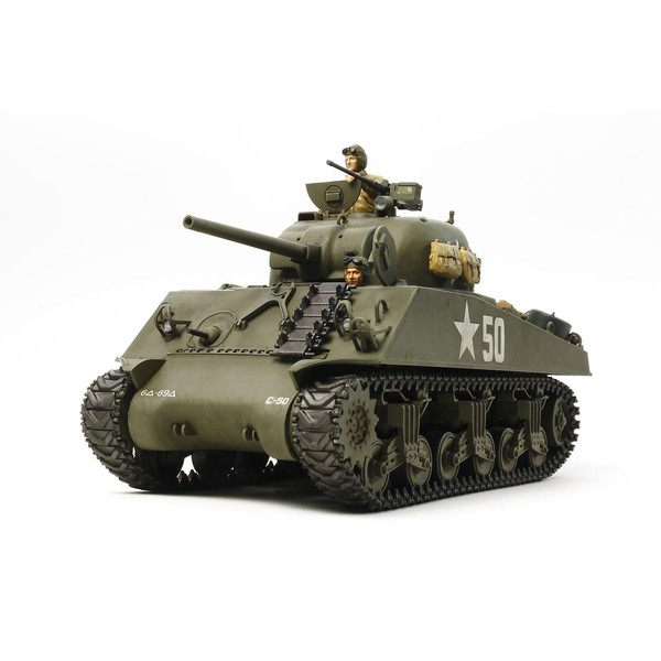 U.S. Medium Tank M4A3 Sherman (w/Single Motor) (Plastic model) by Tamiya