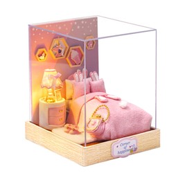 Flever Dollhouse Miniature DIY House Kit Creative Room with Furniture for Romantic Artwork Gift (Crushing Moment)