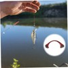 NOLITOY 100pcs Fishing Wire Leader with Swivel Bite-Resistant Rig for
