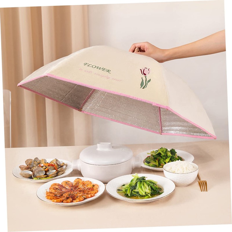 Gatuida Portable Thermal Food Covers Reusable Collapsible Kitchen Protector for
