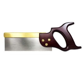 Lynx Thomas Flinn Taytools British 8 Inch Dovetail Saw with Stained Beech Handle 20 TPI and Filed for Rip Cutting