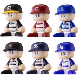 Pawapuro-kun Narabun.Central League x Complete Set of 6 Types Full Comp Gacha Capsule Toy