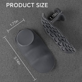 Anti-Slip Workout Grips: New Rubber Gym Grips Deadlifts Palm Protection Gloves for Weight Lifting, Dumbbell, Deadlift, Bar Pad Pull Up Grippers, Gym Training and Exercise for Men Women