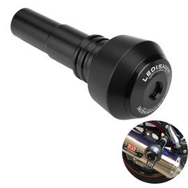 HRuizq Motorcycle Exhaust Sliders Guard Crash Engine Compatible with KTM DUKE 390,RC390,DUKE250,DUKE200,ADV 390, DUKE 390 250 200(Black)