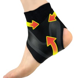 Micolora アキレス腱 サポーター アキレス腱サポーター 足首 サポーター 薄型 (左L)