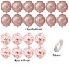 Happy 80th Birthday Balloons Rose Gold Women 80th Birthday Decorations