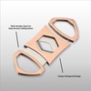 Visol Hex Double Guillotine Cigar Cutter (Bronze)