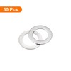sourcing map M10 304 Stainless Steel Flat Washers, 50pcs 10x16x0.5mm