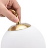 Nordic Modern E27 Glass Ball LED Wall Light Frosted Texture