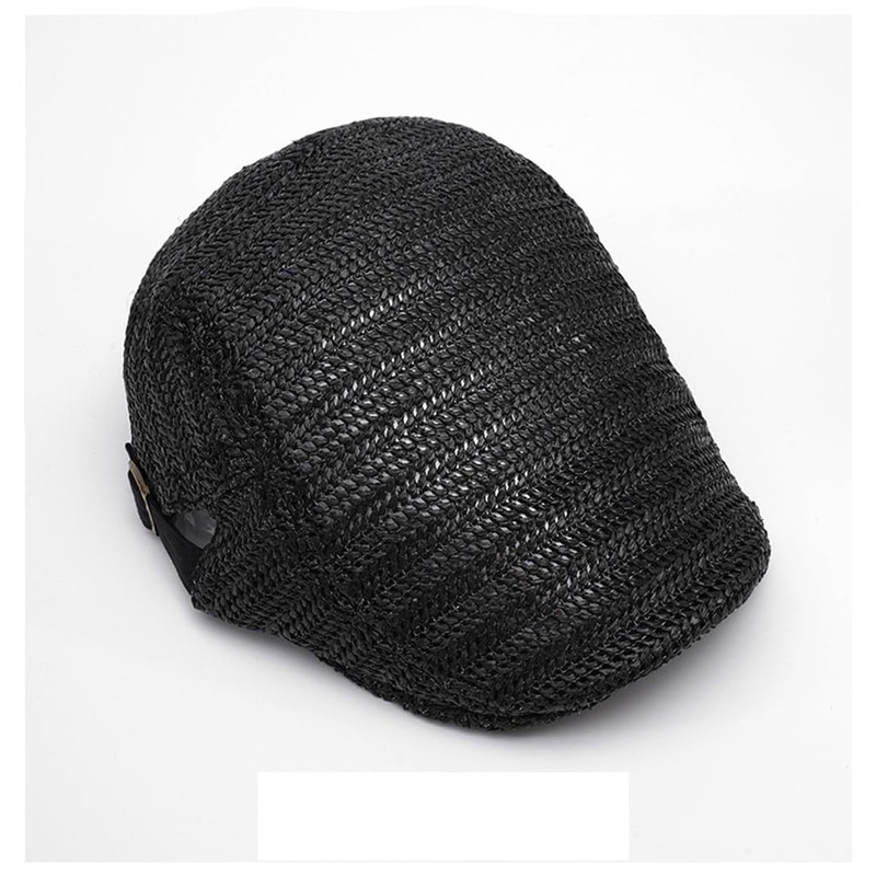 YAYUPLUS Straw Hat, Men's Hunting Hat, Simple Hunting Cap, Plain,