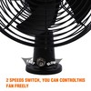 Facon 12V RV Cooling Fan with 2 Speed Switch, Dia: