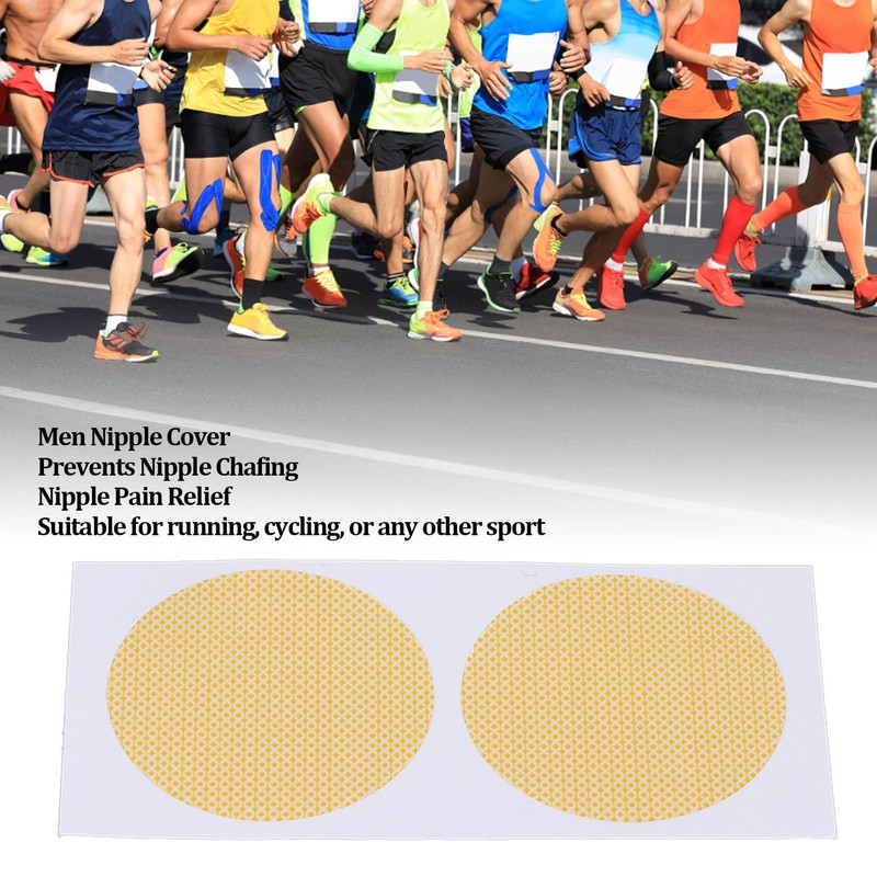 Men 's Nipple Cover Daily Life Ciclismo Transpirable Sports Nipple