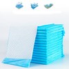 PWEZON Disposable Litter Box Liners, 50 pcs Super Absorbent Training