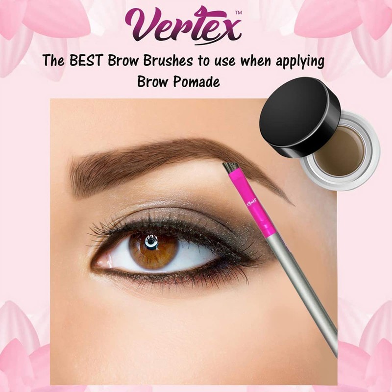 Firm Eyebrow Brush Kit For Makeup Pomade Tint Stencil Color
