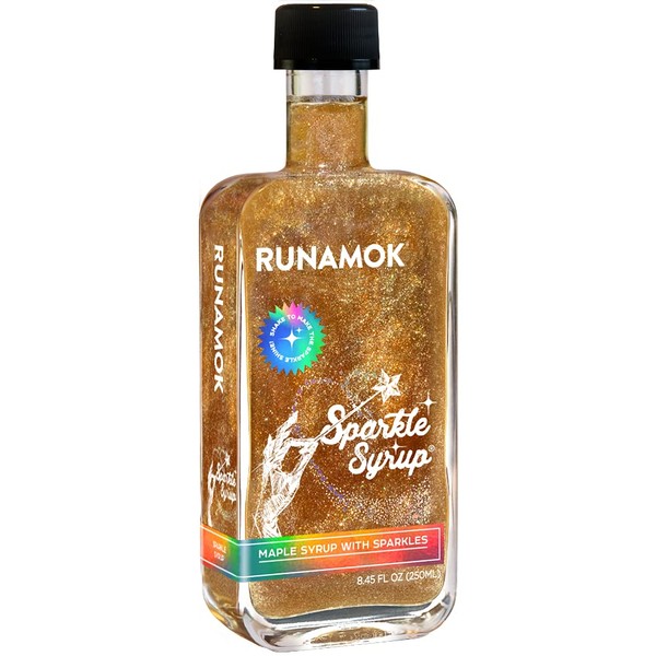 Runamok Sparkle Syrup - Maple Syrup Infused with Edible Sparkles,