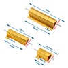 EMSea 10PCS Power Resistor Aluminum Shell Resistors 25W 6 Ohm/8