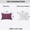 Kevin Textile Star Faux Linen Square Solid Pillow Case for