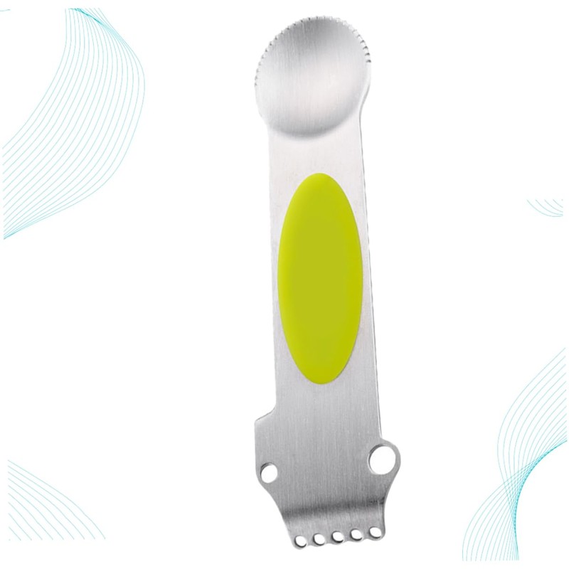 FUNOMOCYA Ergonomic Lemon Peel Grater Citrus Fruit Planer 5 Holes