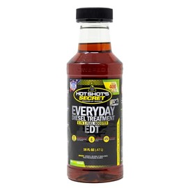 Hot Shot’s Secret Everyday Diesel Treatment EDT 16 oz Round – Treats 400 Gallons – 6-in-1 Diesel Fuel Additive, Injector and Fuel System Cleaner, Boosts Cetane