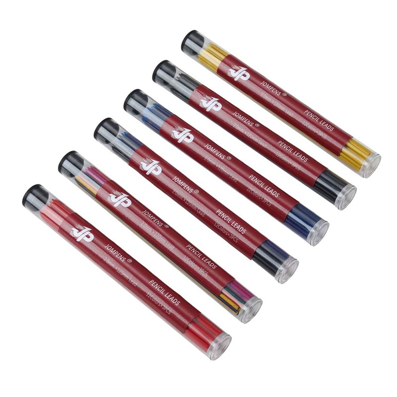 MROOFUL 2.0mm Pencil Lead Refills，2B ，Colorful 2mm Mechanical Pencil Graphite