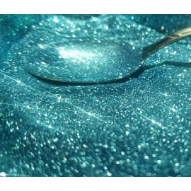 BrillantFlakes 1/2 Pound Premium Sky Blue Metal Flake .008" Metallic Paint Additive Flakes