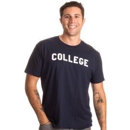 COLLEGE TEE SHIRT Adult Unisex T-shirt / As seen on Belushi in Animal House Large