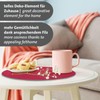 Westmark Cosy Placemats, Set of 4 Round Placemats, Elegant Place