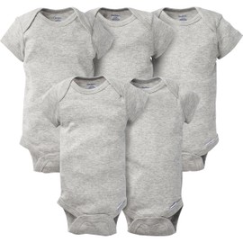 Gerber Baby 5-Pack Solid Onesies Bodysuits