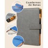 Paquete de 2 Cuadernos de Notas A5 con Bolígrafos, Cuaderno